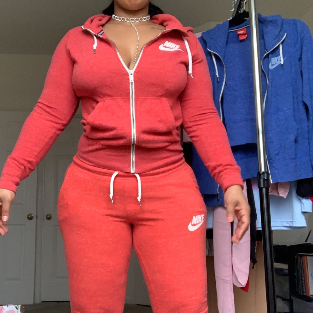 Nike Hoodie  Red Medium